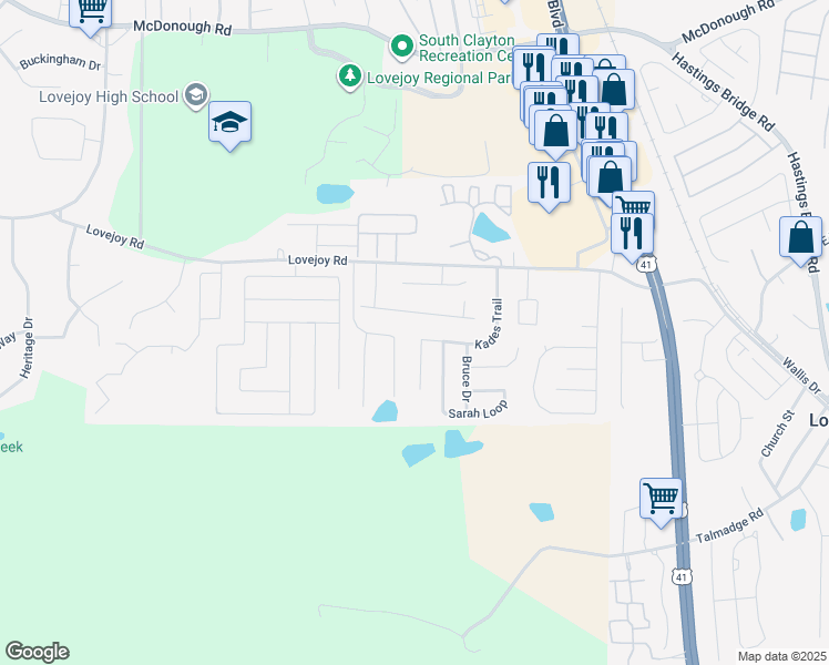 map of restaurants, bars, coffee shops, grocery stores, and more near 1839 Dalton Way in Hampton