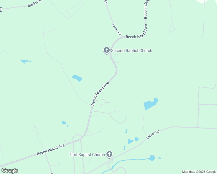 map of restaurants, bars, coffee shops, grocery stores, and more near 598 Beech Island Avenue in Beech Island