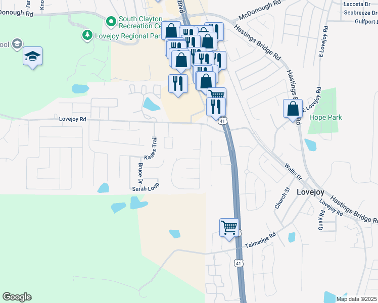 map of restaurants, bars, coffee shops, grocery stores, and more near 11575 Registry Boulevard in Hampton