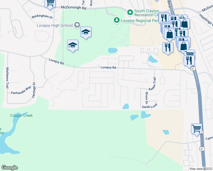 map of restaurants, bars, coffee shops, grocery stores, and more near 1758 Blue Heron Way in Hampton