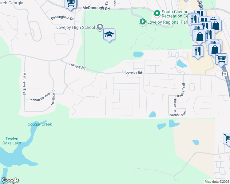 map of restaurants, bars, coffee shops, grocery stores, and more near 2216 Sawgrass Drive in Hampton