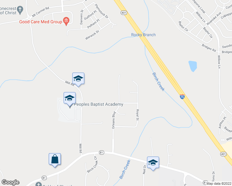 map of restaurants, bars, coffee shops, grocery stores, and more near 295 Orleans Boulevard in McDonough