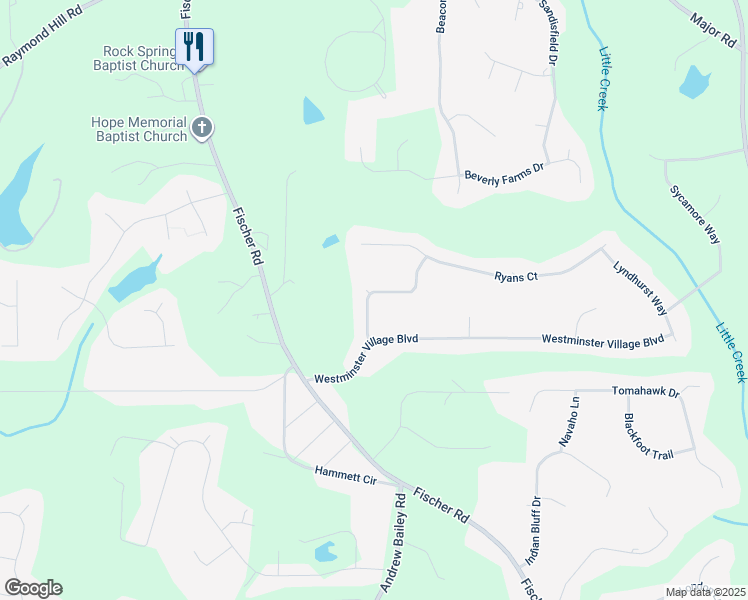 map of restaurants, bars, coffee shops, grocery stores, and more near 55 Hamstead Park Drive in Sharpsburg