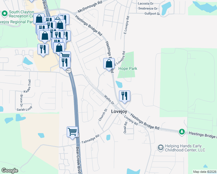 map of restaurants, bars, coffee shops, grocery stores, and more near 2321 Glebe Court in Hampton