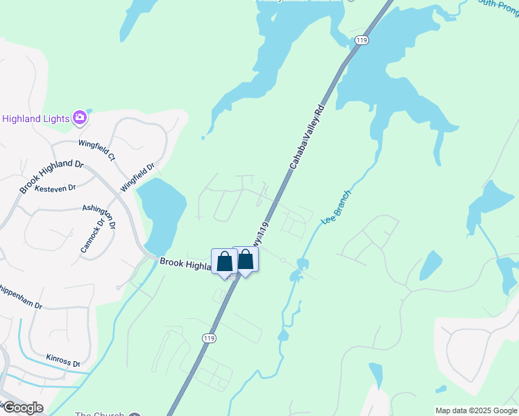 map of restaurants, bars, coffee shops, grocery stores, and more near 26000 Retreat Crossing in Birmingham