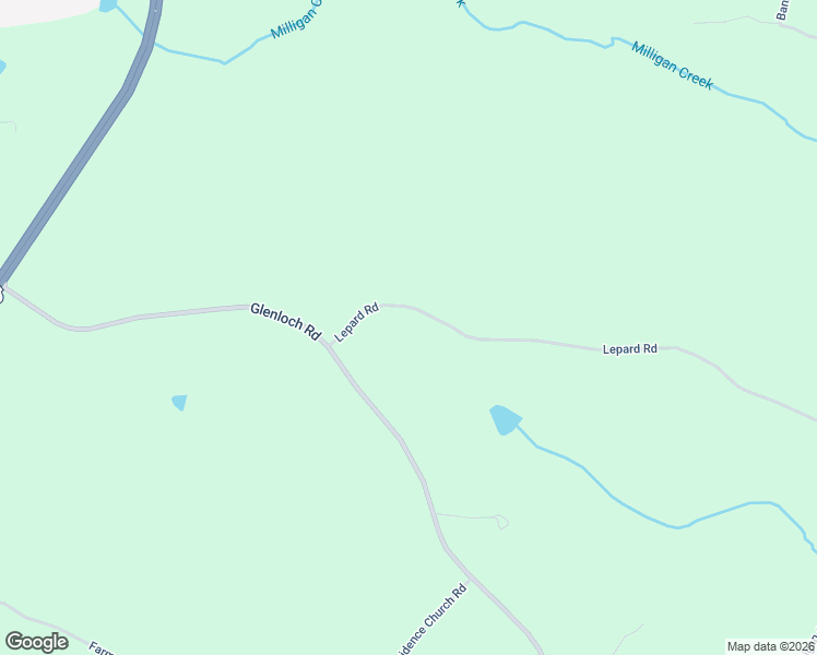 map of restaurants, bars, coffee shops, grocery stores, and more near 115 Lepard Road in Roopville