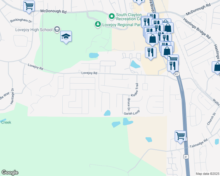 map of restaurants, bars, coffee shops, grocery stores, and more near 1839 Dalton Way in Hampton