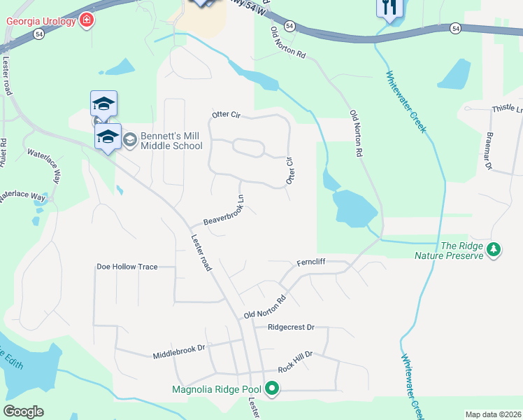 map of restaurants, bars, coffee shops, grocery stores, and more near 40 Barbara Court in Fayetteville