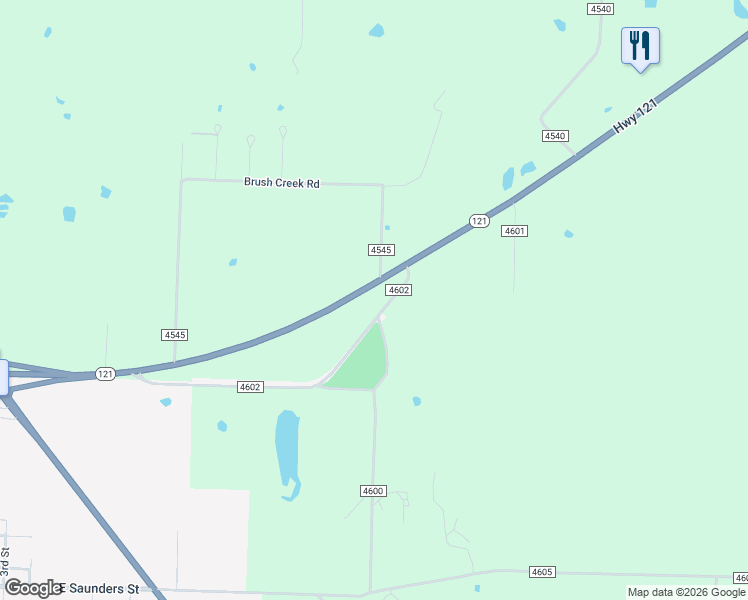 map of restaurants, bars, coffee shops, grocery stores, and more near 1146 County Road 4602 in Trenton