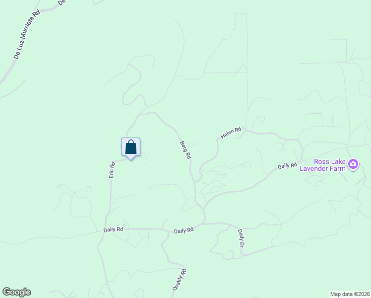 map of restaurants, bars, coffee shops, grocery stores, and more near 39638 Berg Road in Fallbrook