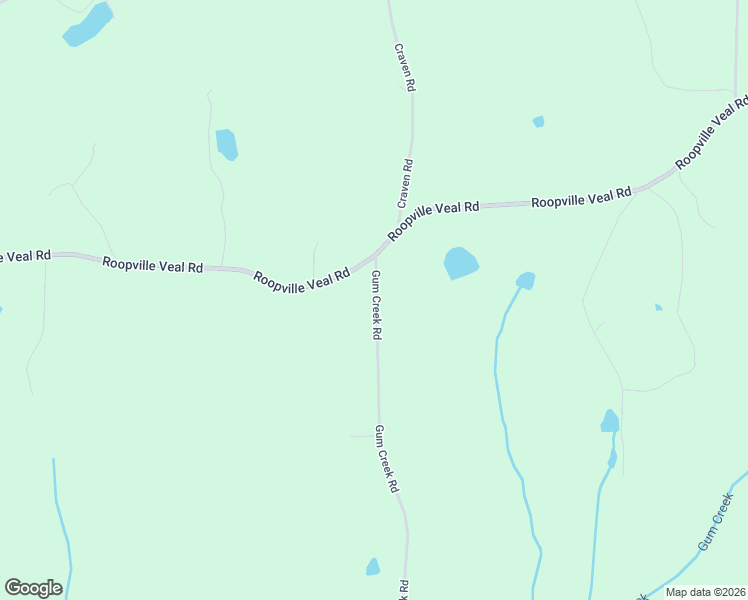 map of restaurants, bars, coffee shops, grocery stores, and more near 84 Gum Creek Road in Roopville