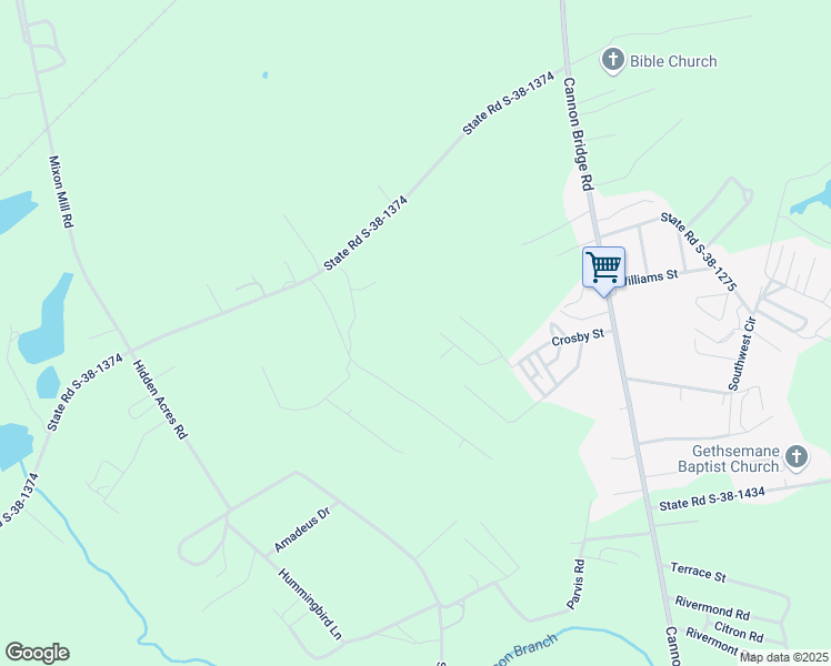 map of restaurants, bars, coffee shops, grocery stores, and more near 152 Carrot Top Road in Cordova