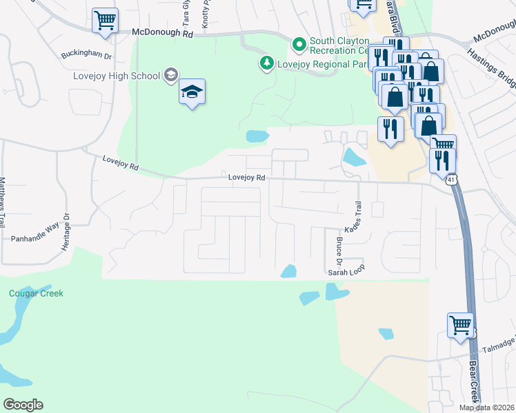 map of restaurants, bars, coffee shops, grocery stores, and more near 1786 Wood Stork Drive in Hampton