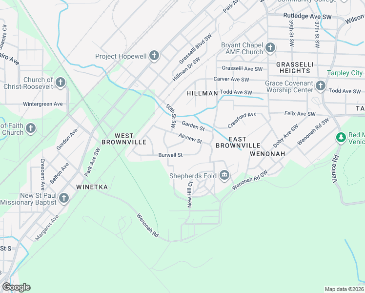 map of restaurants, bars, coffee shops, grocery stores, and more near 904 Burwell Street in Birmingham
