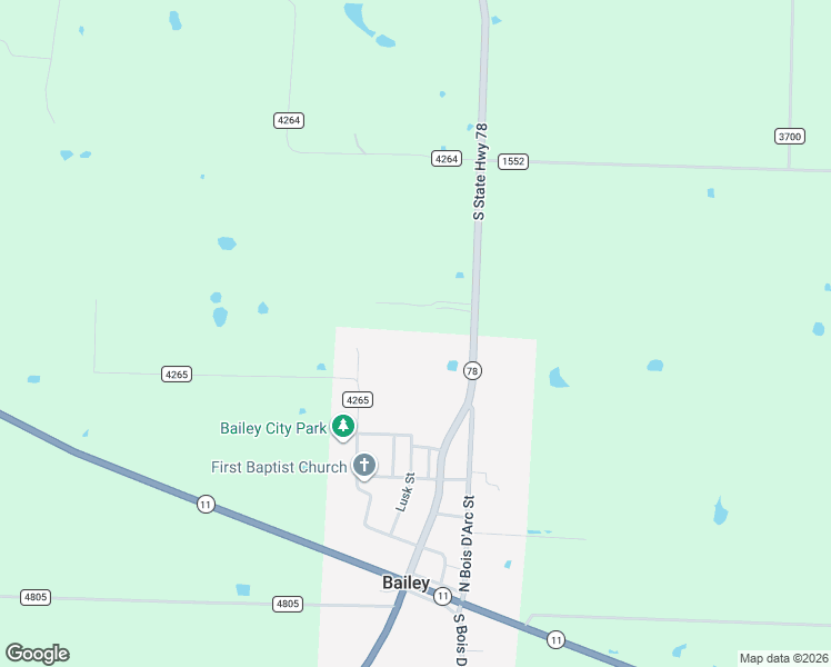 map of restaurants, bars, coffee shops, grocery stores, and more near 9910 South State Highway 78 in Leonard