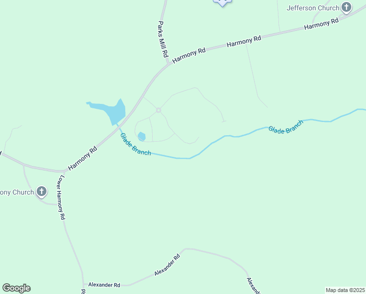 map of restaurants, bars, coffee shops, grocery stores, and more near 119 Harmony Farms Drive in Eatonton