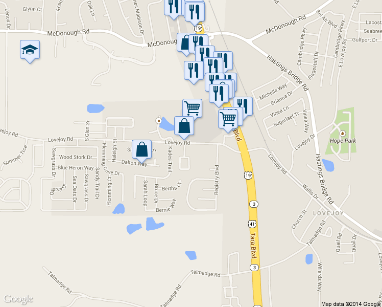 map of restaurants, bars, coffee shops, grocery stores, and more near 11496 Alicias Court in Hampton