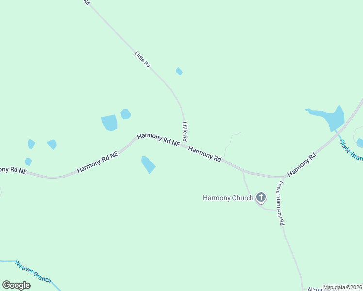 map of restaurants, bars, coffee shops, grocery stores, and more near 330 Harmony Road Northeast in Eatonton