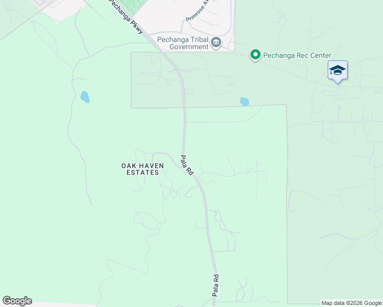 map of restaurants, bars, coffee shops, grocery stores, and more near 47280 Pala Road in Temecula