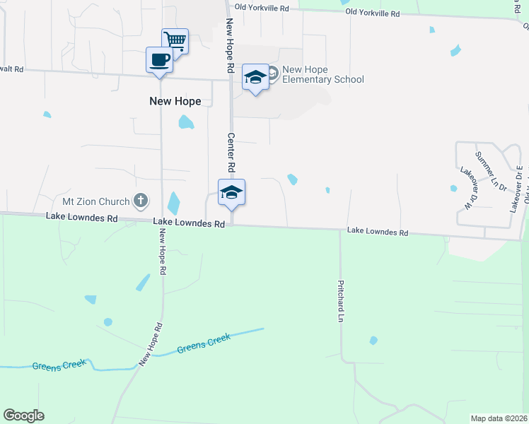 map of restaurants, bars, coffee shops, grocery stores, and more near 2203 Lake Lowndes Road in Columbus
