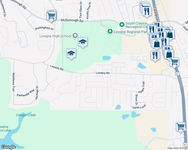 map of restaurants, bars, coffee shops, grocery stores, and more near 2318 Sawgrass Drive in Hampton
