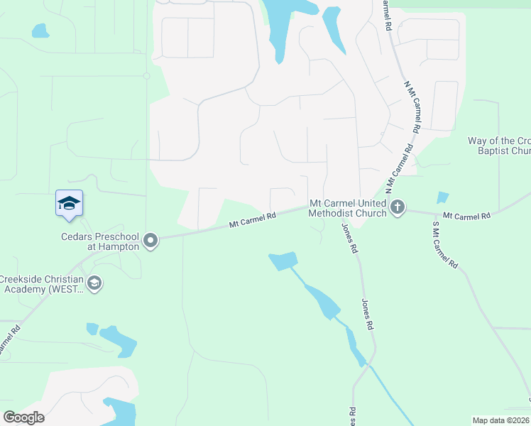 map of restaurants, bars, coffee shops, grocery stores, and more near 101 Belgian Court in Hampton