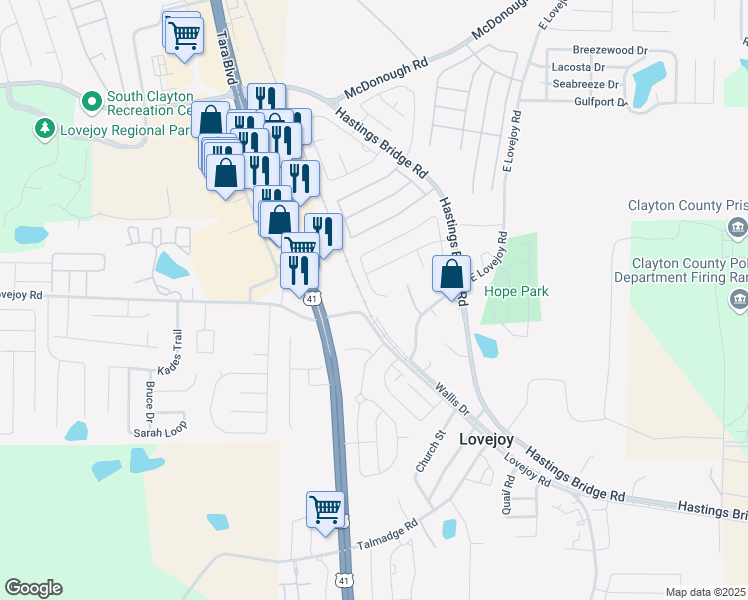 map of restaurants, bars, coffee shops, grocery stores, and more near 11559 Vinea Lane in Hampton