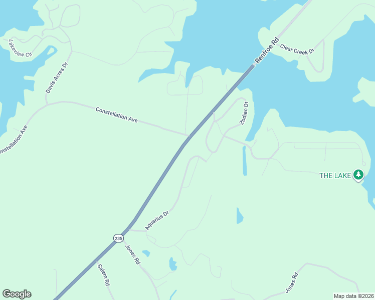 map of restaurants, bars, coffee shops, grocery stores, and more near 9375 Alabama 235 in Alpine