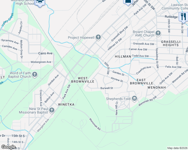 map of restaurants, bars, coffee shops, grocery stores, and more near 816 Illinois Road in Birmingham