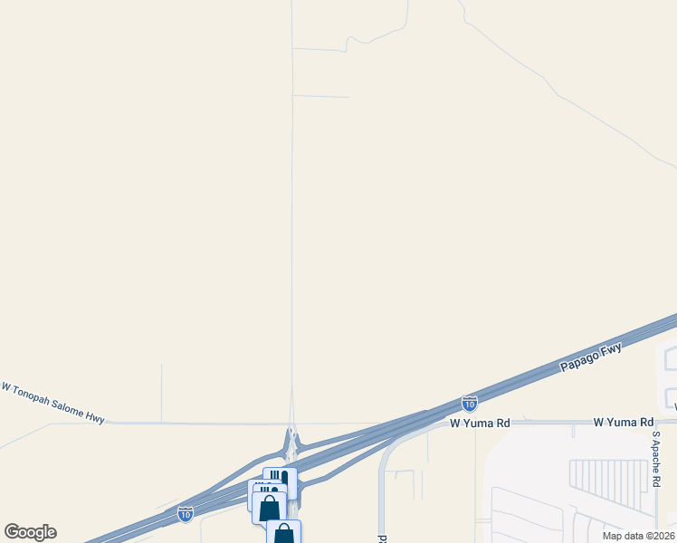 map of restaurants, bars, coffee shops, grocery stores, and more near 552 North Miller Road in Buckeye