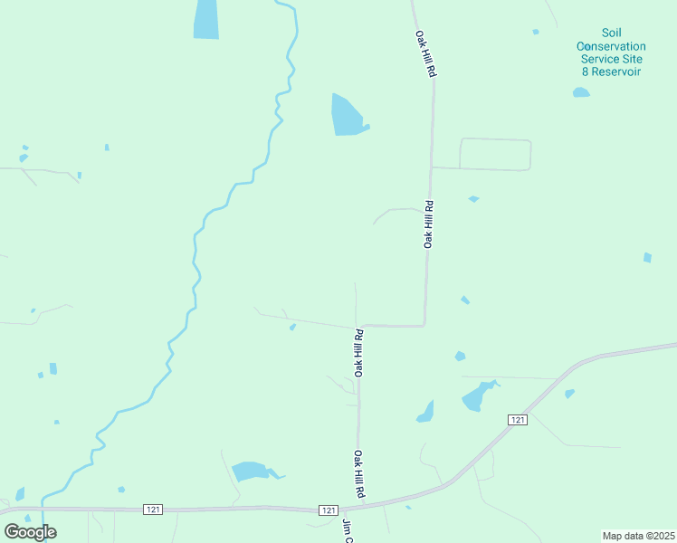 map of restaurants, bars, coffee shops, grocery stores, and more near 23 Coyote Lane in Van Alstyne