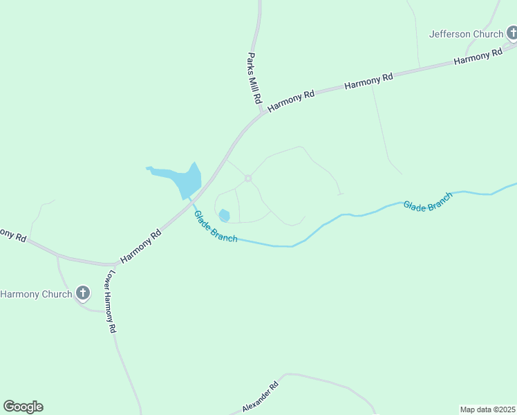 map of restaurants, bars, coffee shops, grocery stores, and more near 108 Harmony Farms Drive in Eatonton