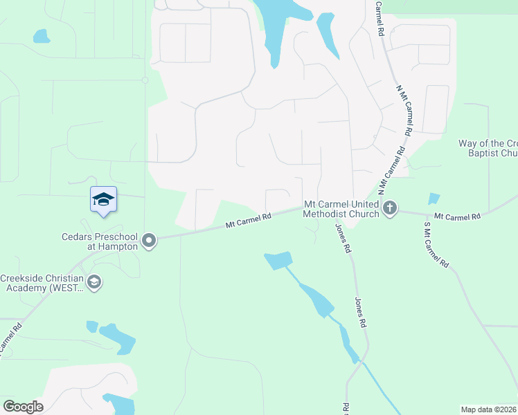 map of restaurants, bars, coffee shops, grocery stores, and more near 105 Belgian Ct in Hampton