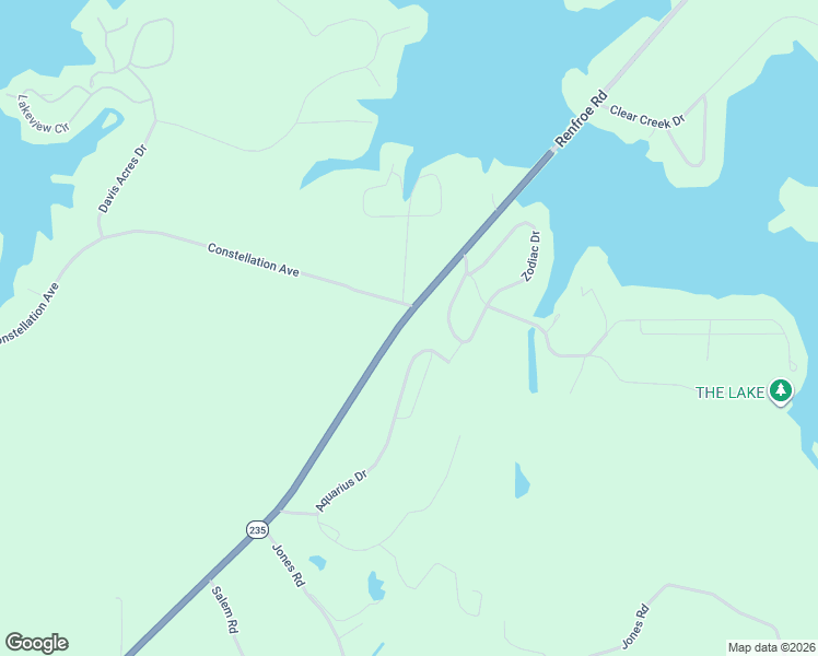 map of restaurants, bars, coffee shops, grocery stores, and more near 9375 Alabama 235 in Alpine