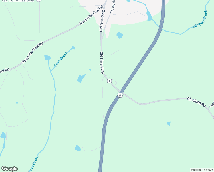 map of restaurants, bars, coffee shops, grocery stores, and more near 67 Glenloch Road in Roopville