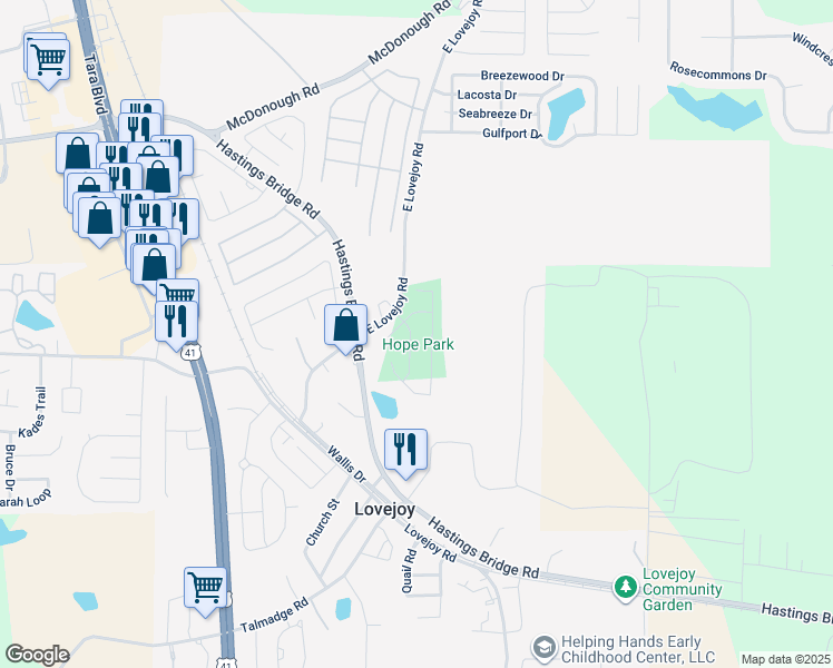 map of restaurants, bars, coffee shops, grocery stores, and more near 11379 Kilpatrick Lane in Hampton