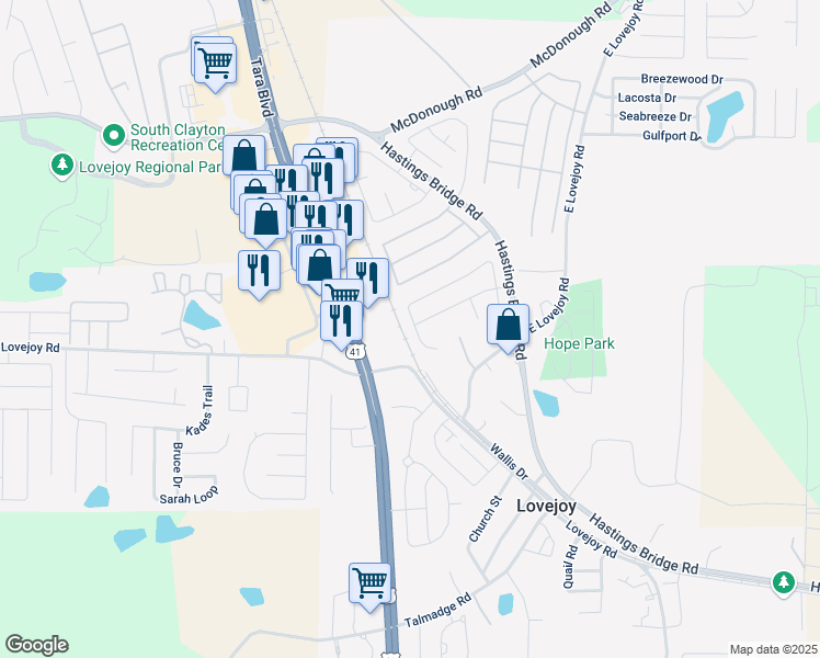 map of restaurants, bars, coffee shops, grocery stores, and more near 11529 Vinea Lane in Hampton