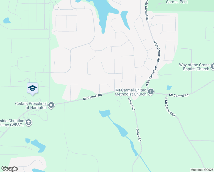 map of restaurants, bars, coffee shops, grocery stores, and more near 136 Belgian Court in Hampton