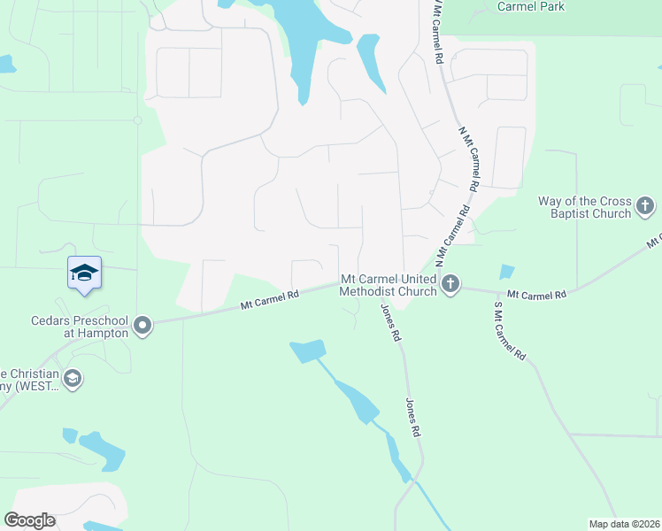 map of restaurants, bars, coffee shops, grocery stores, and more near 141 Belgian Court in Hampton