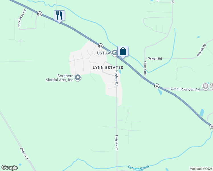 map of restaurants, bars, coffee shops, grocery stores, and more near 83 Cavern Drive in Columbus