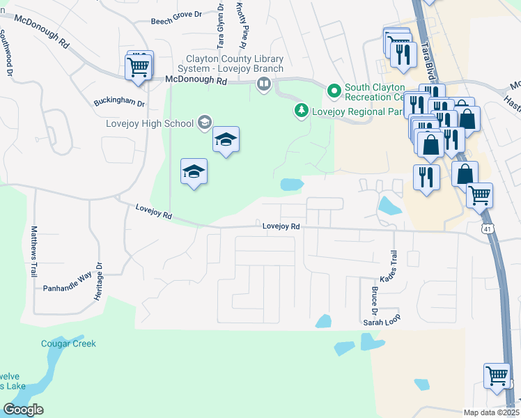 map of restaurants, bars, coffee shops, grocery stores, and more near 1731 Fielding Way in Hampton