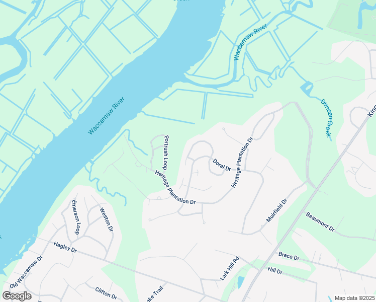 map of restaurants, bars, coffee shops, grocery stores, and more near 365 Dornoch Drive in Pawleys Island