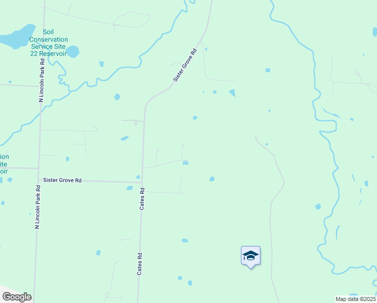 map of restaurants, bars, coffee shops, grocery stores, and more near in Van Alstyne