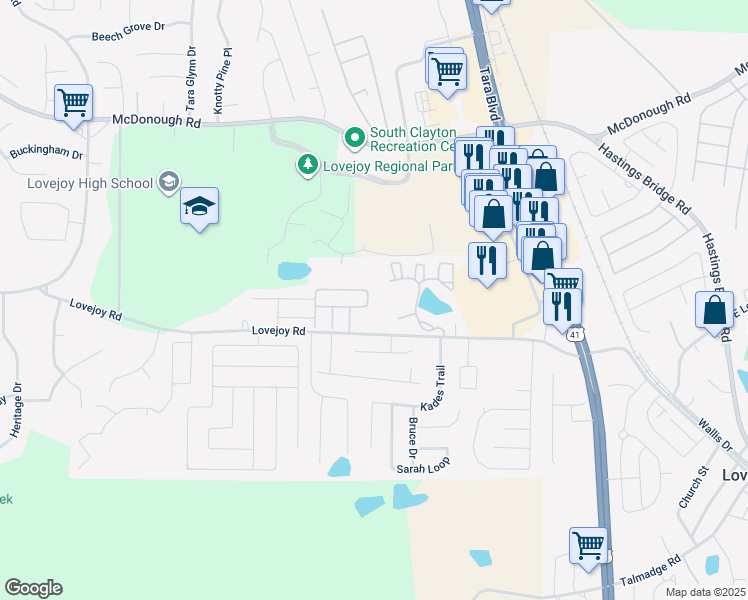 map of restaurants, bars, coffee shops, grocery stores, and more near 1978 Grove Way in Hampton