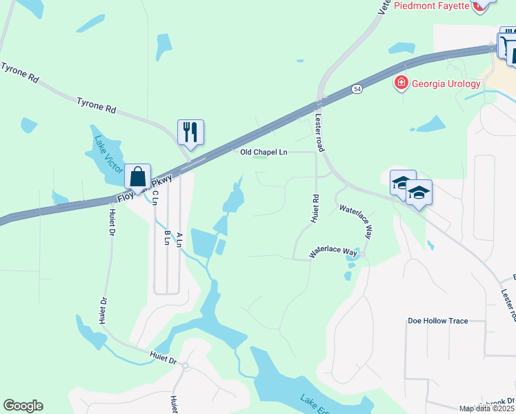 map of restaurants, bars, coffee shops, grocery stores, and more near 175 Heritage Farm Lane in Fayetteville