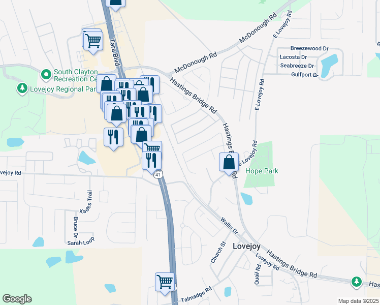 map of restaurants, bars, coffee shops, grocery stores, and more near 11492 Vinea Lane in Hampton