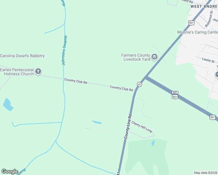 map of restaurants, bars, coffee shops, grocery stores, and more near 85 Country Club Road in Andrews