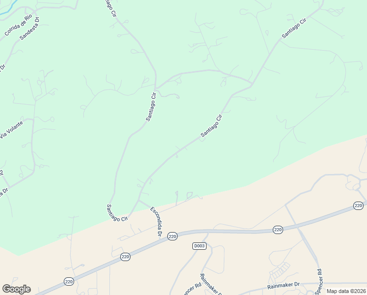map of restaurants, bars, coffee shops, grocery stores, and more near Santiago Drive in Alto