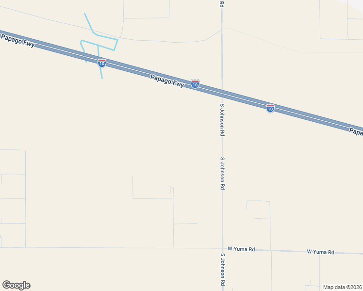 map of restaurants, bars, coffee shops, grocery stores, and more near 662 South Johnson Road in Buckeye