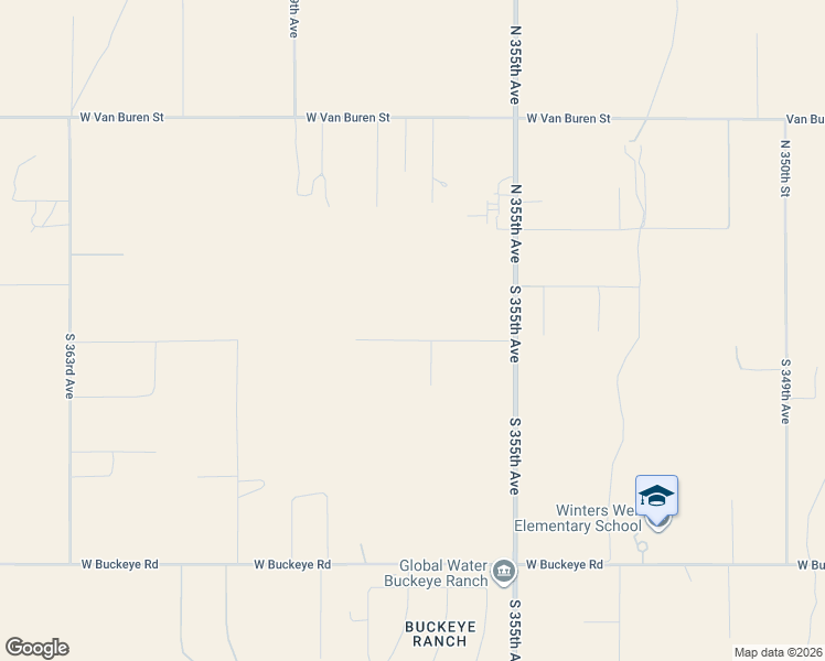 map of restaurants, bars, coffee shops, grocery stores, and more near 132 South 355th Avenue in Tonopah